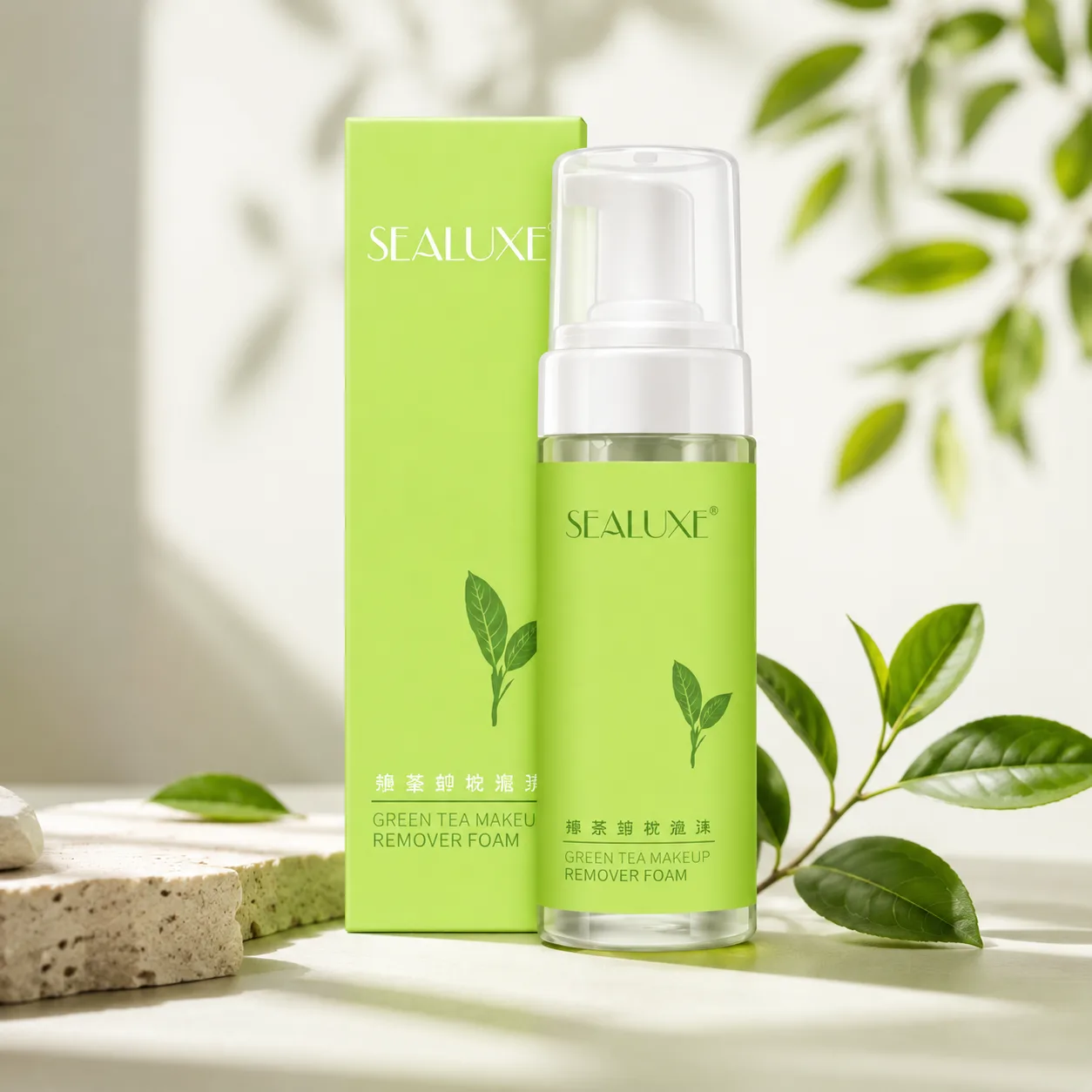 SEALUXE Green Tea Mild Makeup Remover Foam