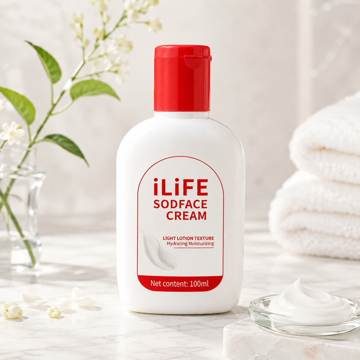 SODFACE CREAM iLiFE — увлажняющий крем-лосьон для лица с супероксиддисмутазой (SOD)