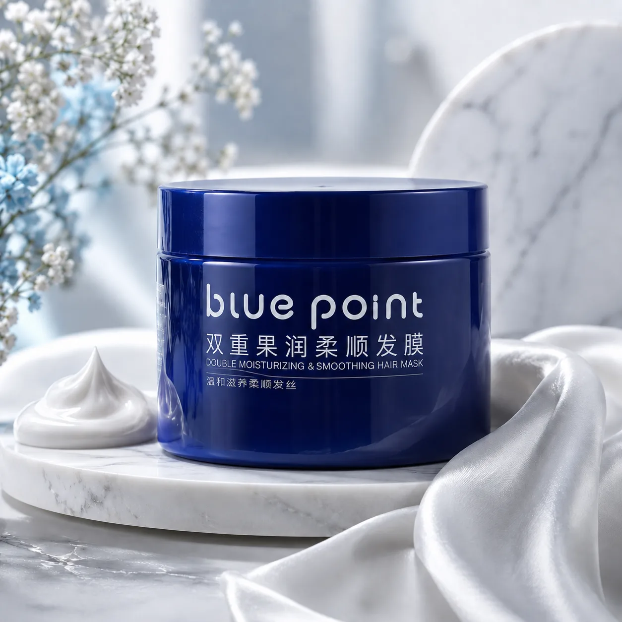 BLUE POINT Разглаживающая маска для сухих и поврежденных волос 500 г