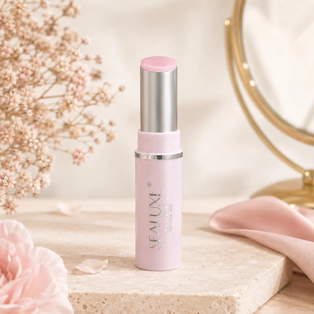 GREENLEAF SEALUXE Lip Glow Color Reviver Balm Оттеночный бальзам-помада для губ «Бледно-розовый»