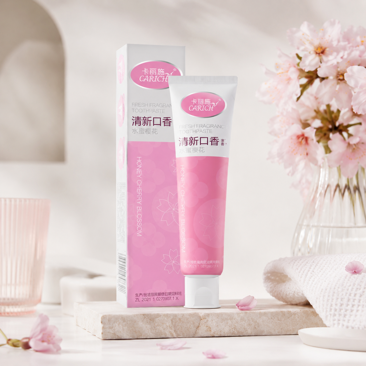 CARICH Fresh Зубная паста со вкусом медовой вишни