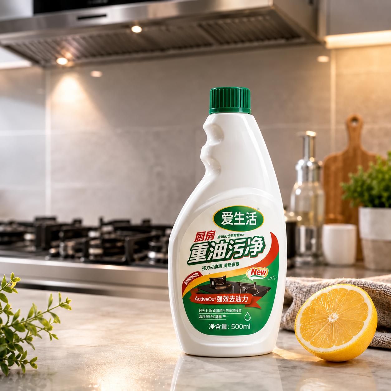 GREENLEAF iLiFE Чистящее средство для кухни от жира и нагара (без распылителя)