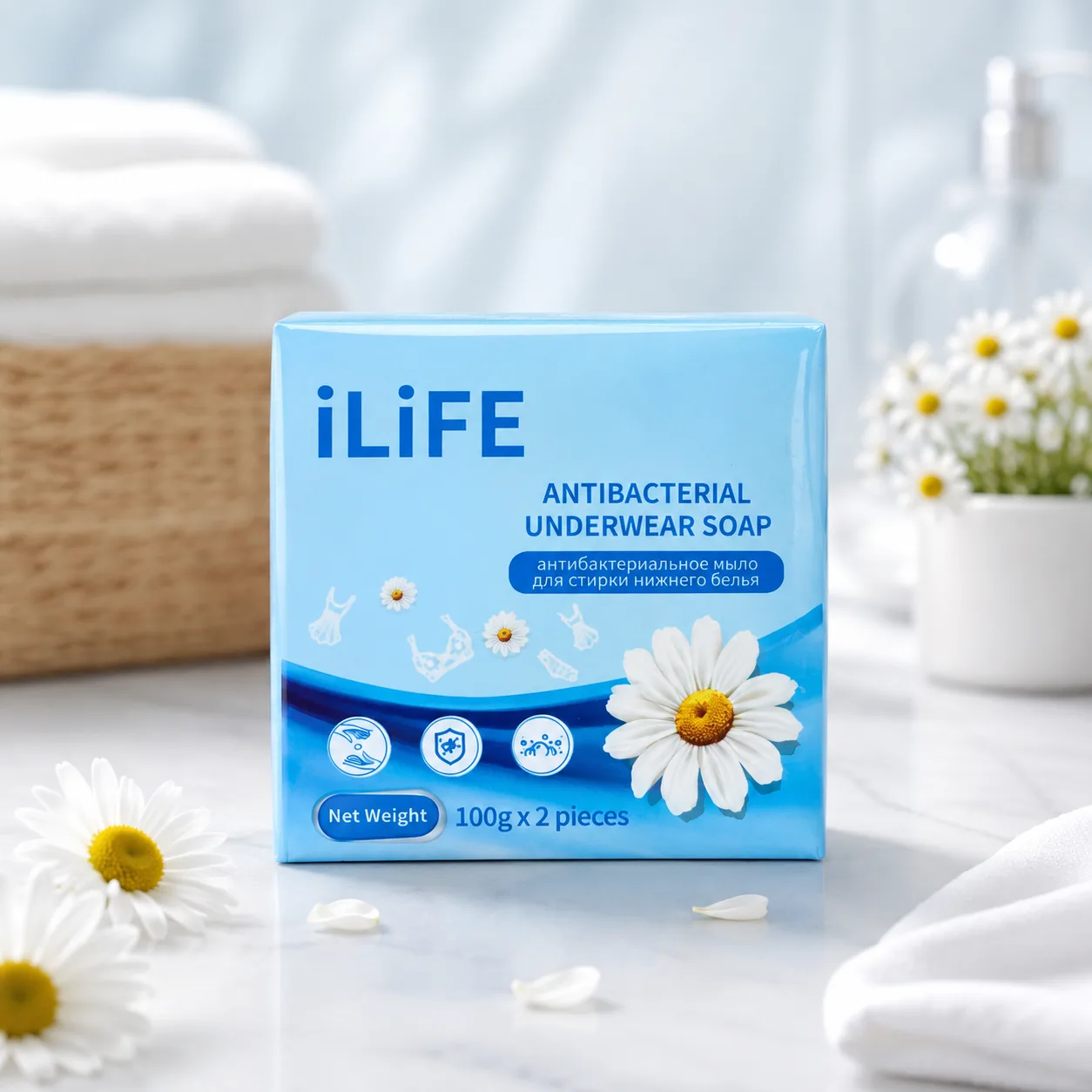 iLiFE Антибактериальное мыло для стирки нижнего белья