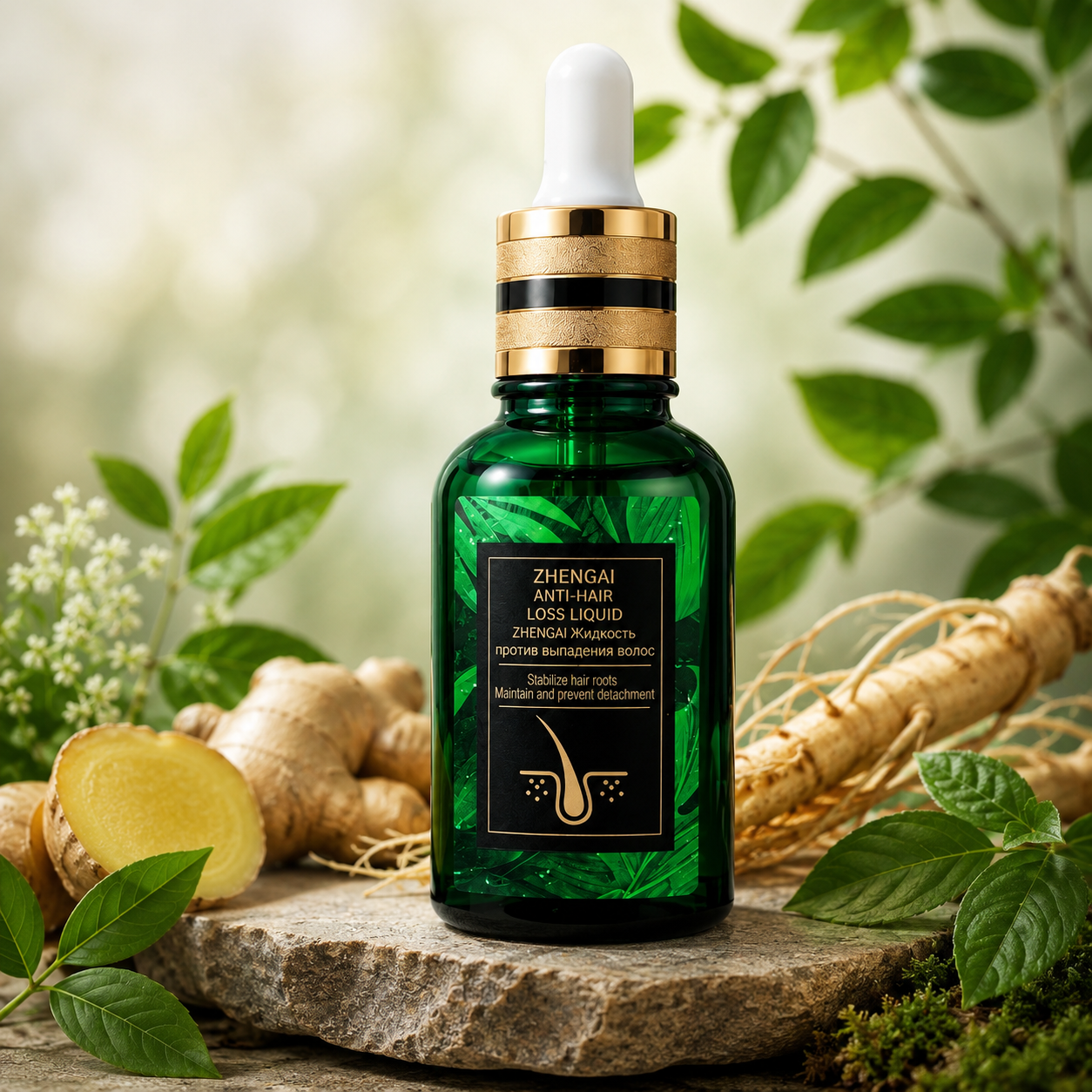 GREENLEAF ZHENGAI Anti-Hair Loss Liquid Сыворотка-активатор для укрепления волос и ухода за кожей головы