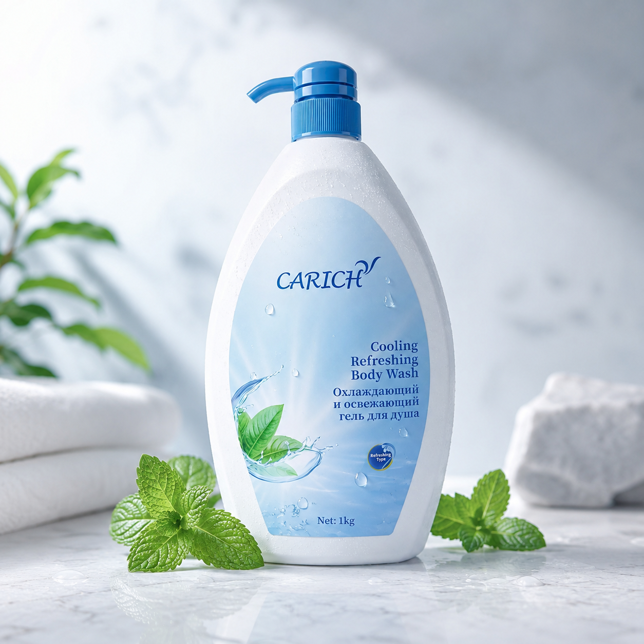 GREENLEAF CARICH Cooling Refreshing Body Wash Освежающий охлаждающий гель для душа